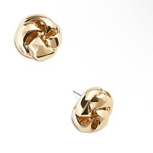 NWT BaubleBar Women’s Gold Knot Earrings